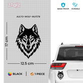 Wild Wolf Adventure Sticker for Off-Roaders